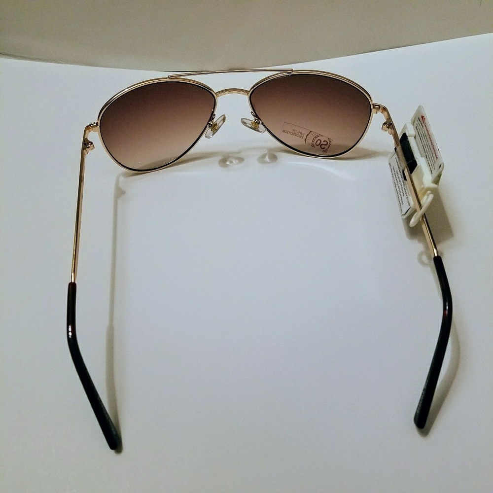 NWT SO Women's Gradient Aviator Sunglasses - Picture 6 of 8